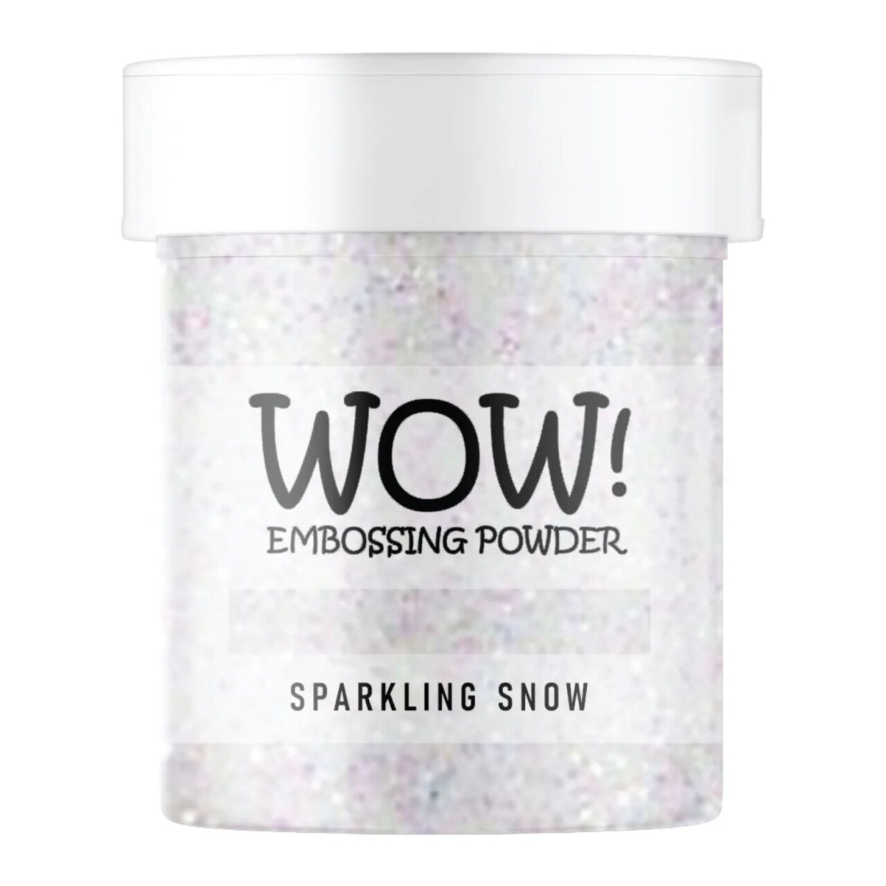 WOW! Glitter Embossing Powder - White Iridescent Sparkle - Sparkling Snow